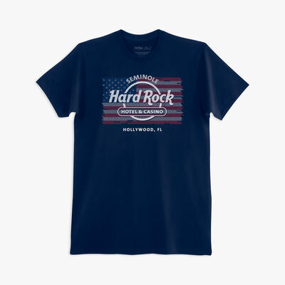 Men's Flag Repeat City Name Tee Men's Flag Repeat City Name Tee